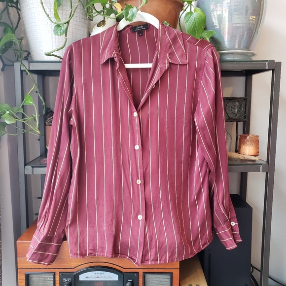 Zanella Tops - Vintage Zanella button-down striped shirt
